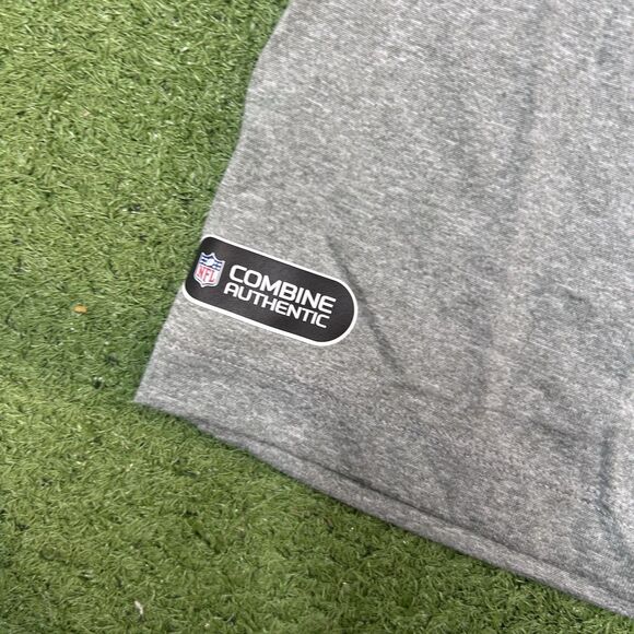 Detroit Lions Football NFL Men's Logo Tee Shirt Size Large & XL NWT Gray - Picture 3 of 6